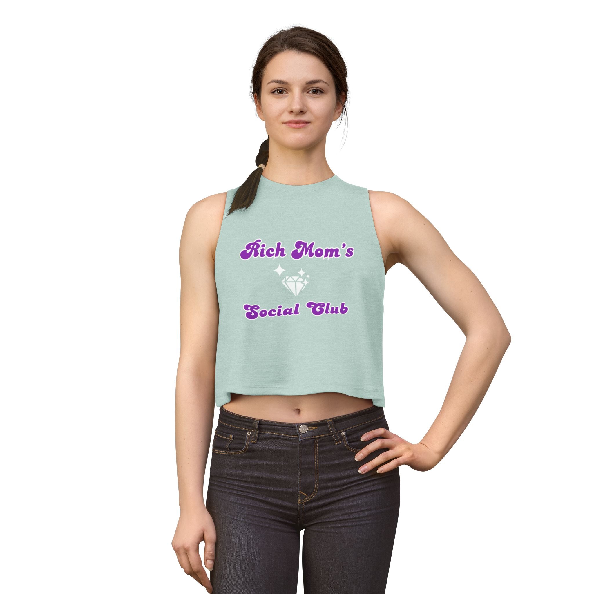 Rich Mom's Social Club Crop Top