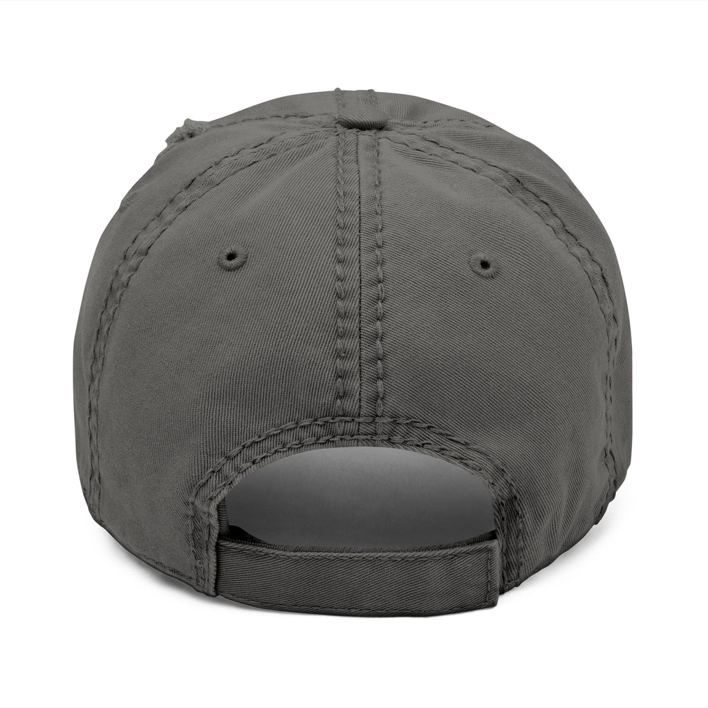 Rich Girl Distressed Embroidery Cap
