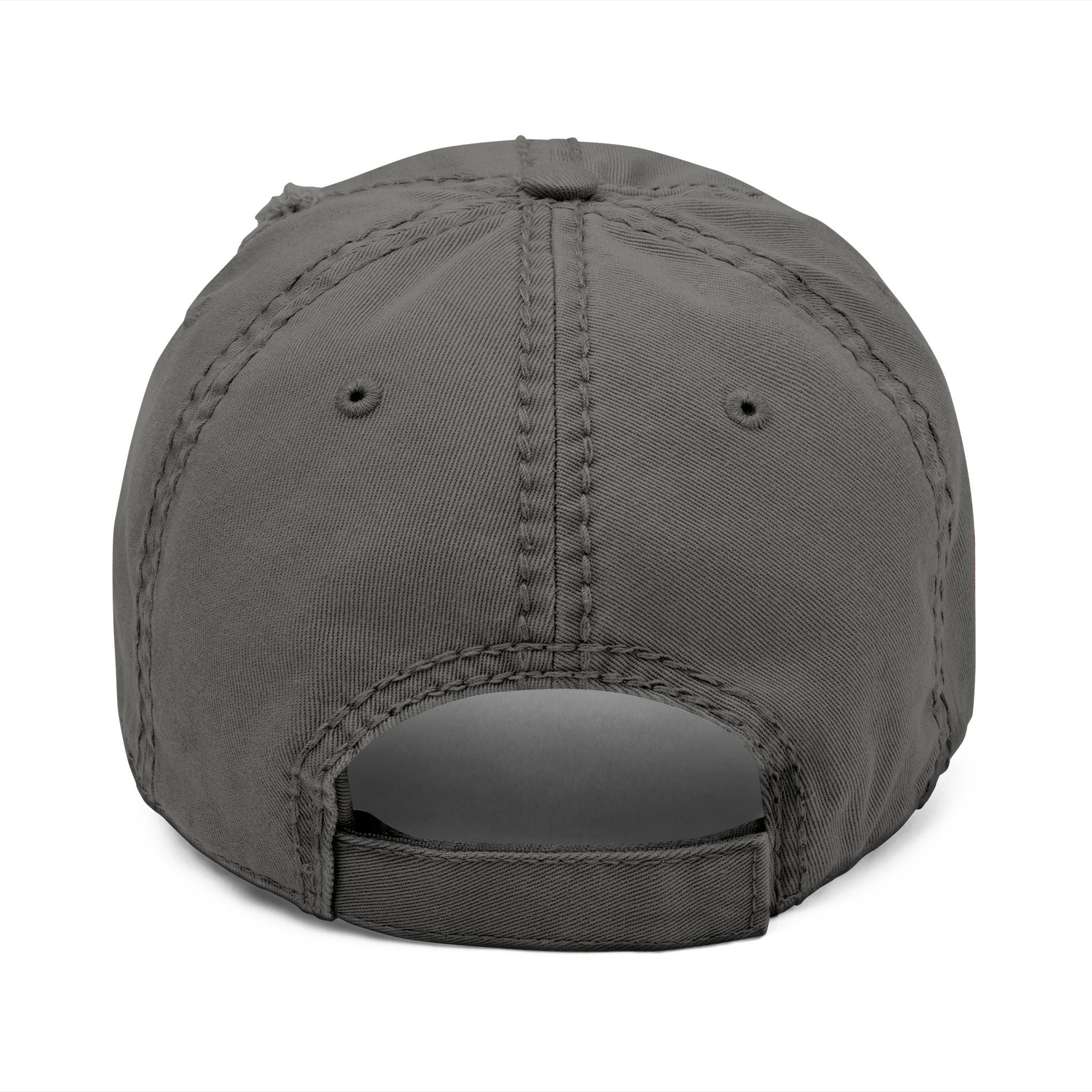 Rich Girl Distressed Embroidery Cap