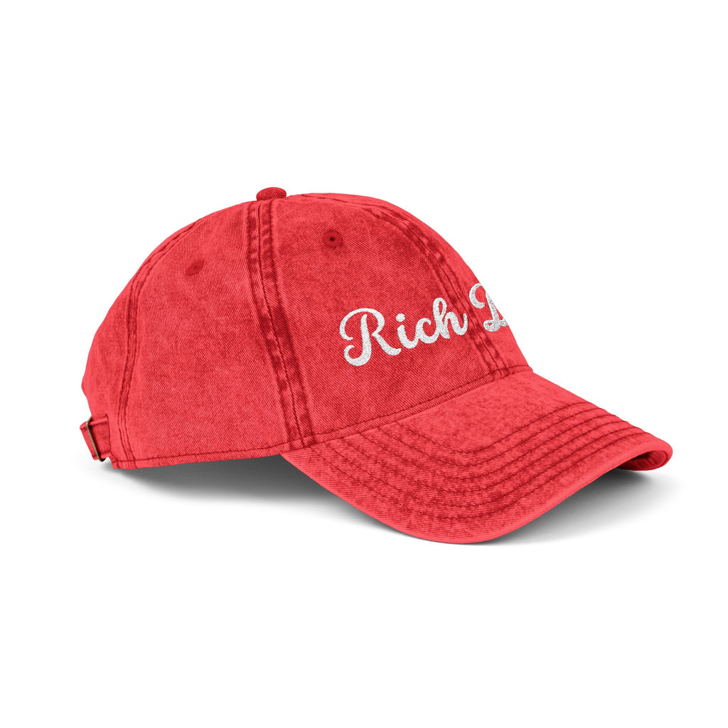 Rich Dad Vintage Cap, Embroidery Adjustable Cap