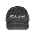Rich Aunt Vintage Cap, Embroidery Adjustable Cap