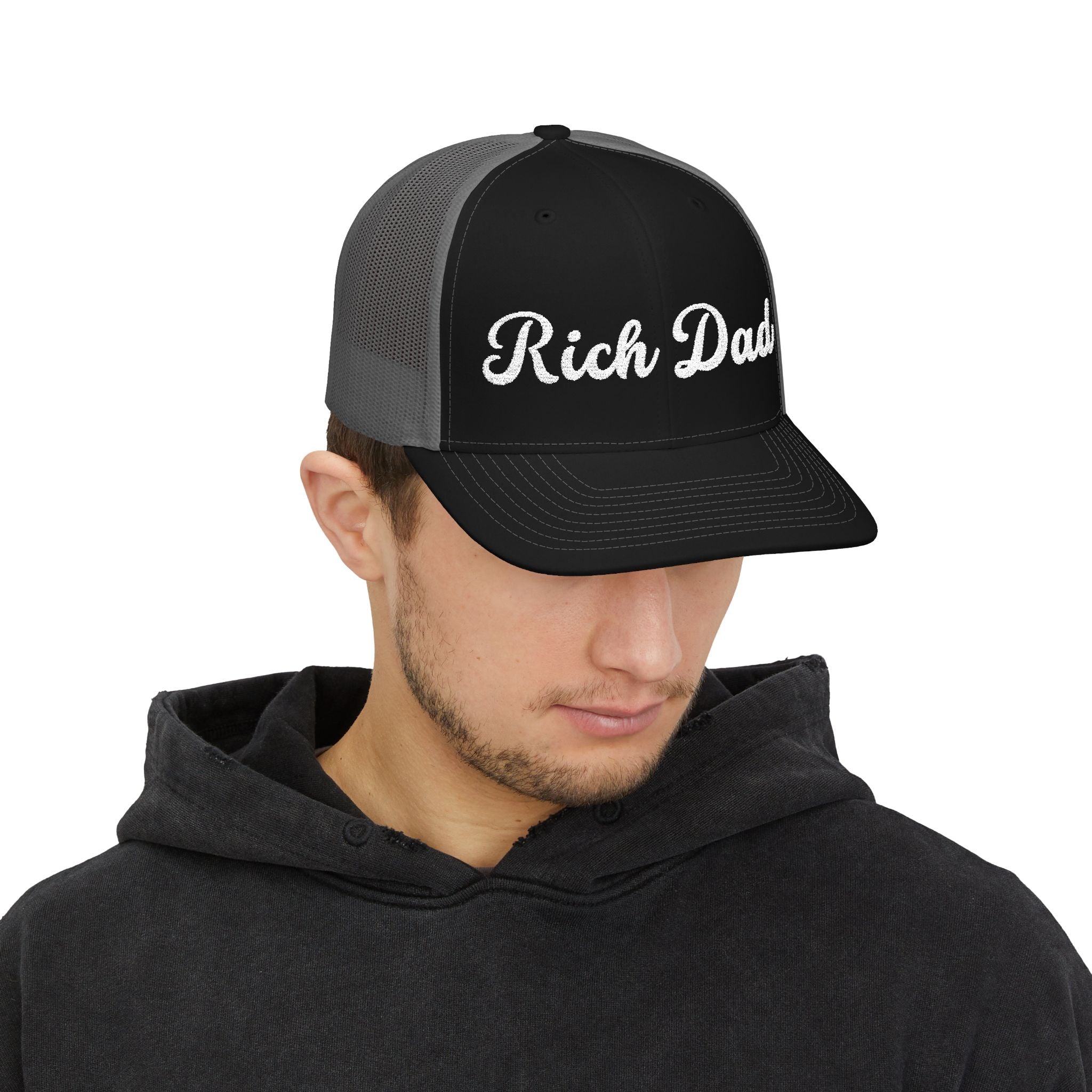 Rich Dad Trucker Cap | Embroidery Adjustable Cap