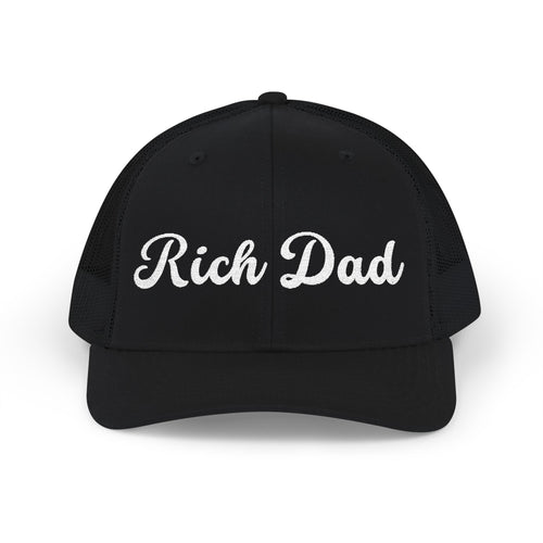 Rich Dad Trucker Cap | Embroidery Adjustable Cap