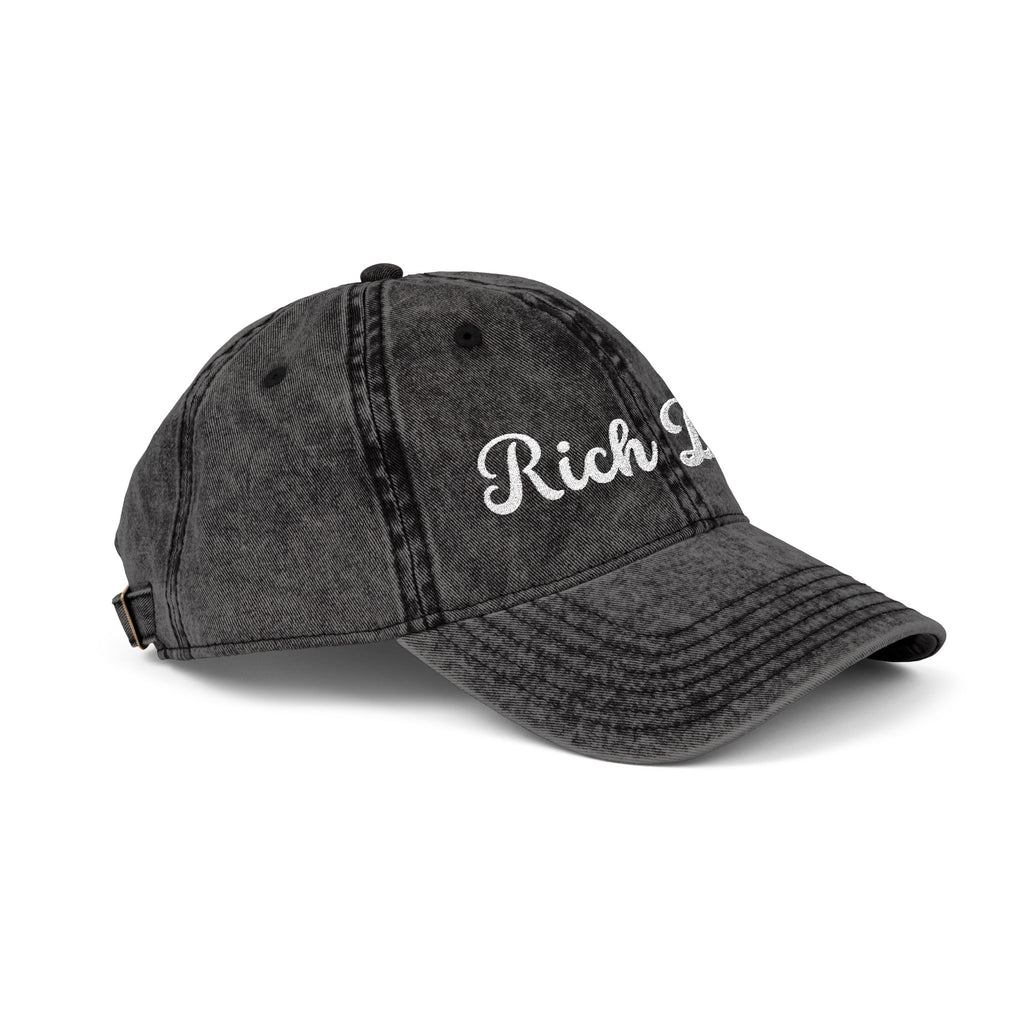 Rich Dad Vintage Cap, Embroidery Adjustable Cap