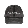 Rich Mom Vintage Cap, Embroidery Ajustable Cap
