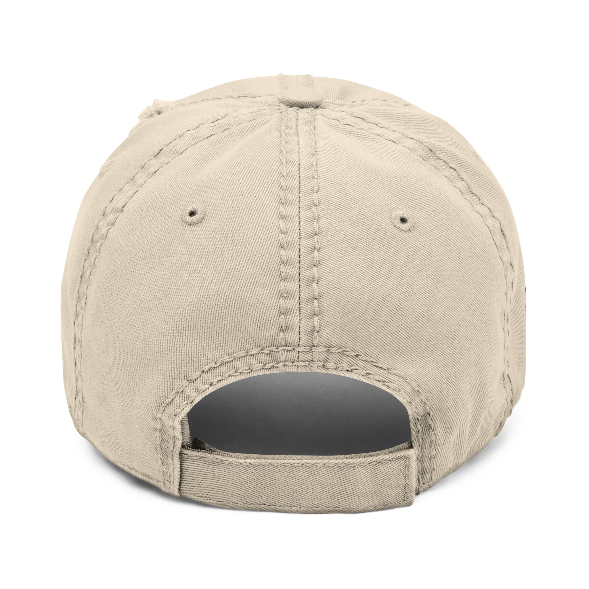 Rich Mom Distressed Embroidery Cap