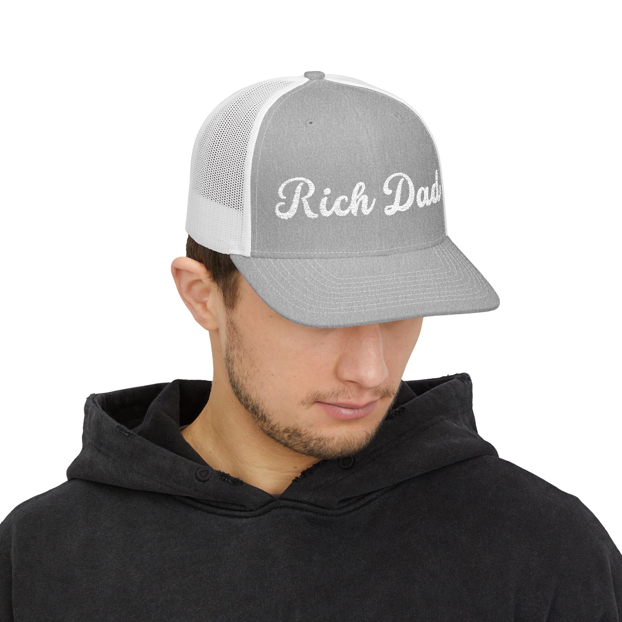 Rich Dad Trucker Cap | Embroidery Adjustable Cap