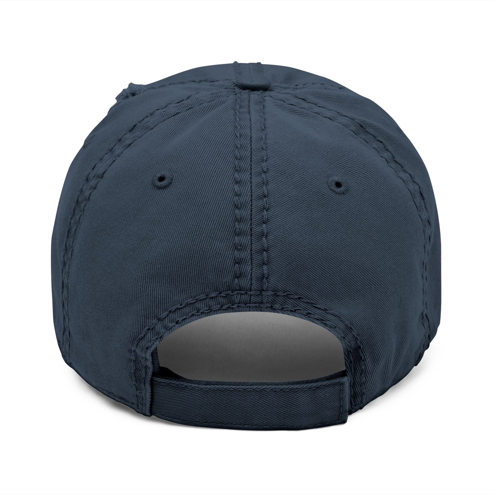 Rich Girl Distressed Embroidery Cap