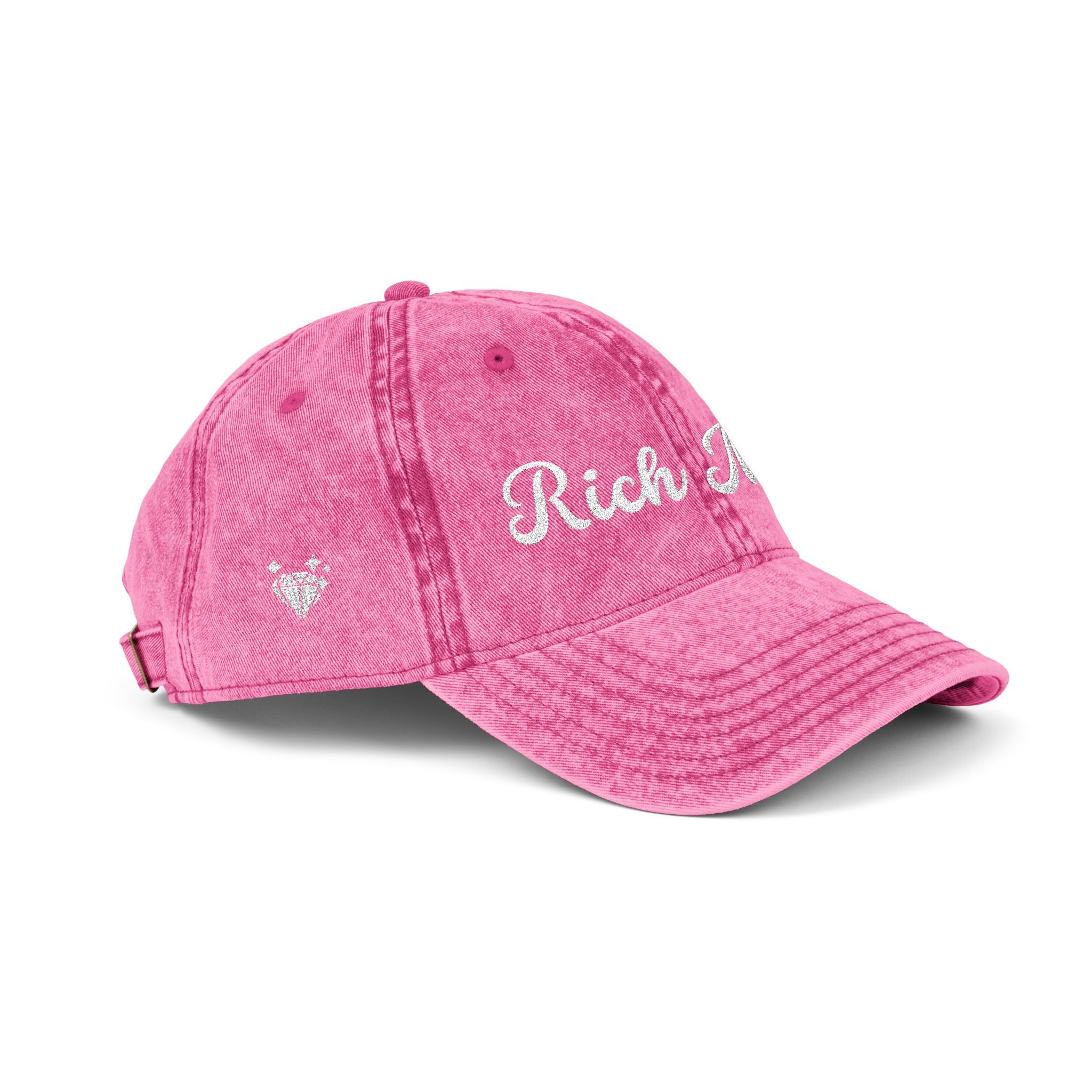 Rich Mom Vintage Cap, Embroidery Ajustable Cap