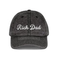 Rich Dad Vintage Cap, Embroidery Adjustable Cap