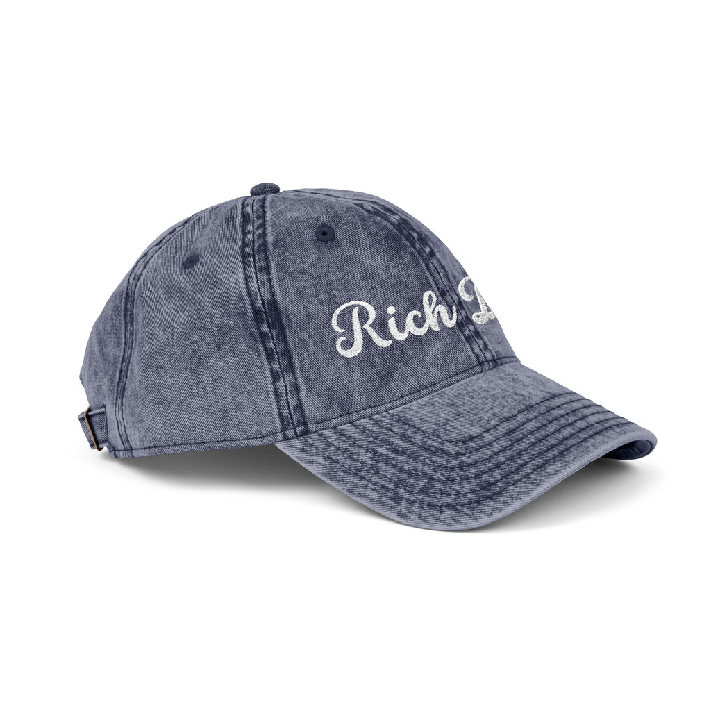 Rich Dad Vintage Cap, Embroidery Adjustable Cap