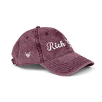 Rich Girl Vintage Cap, Embroidery Adjustable Cap