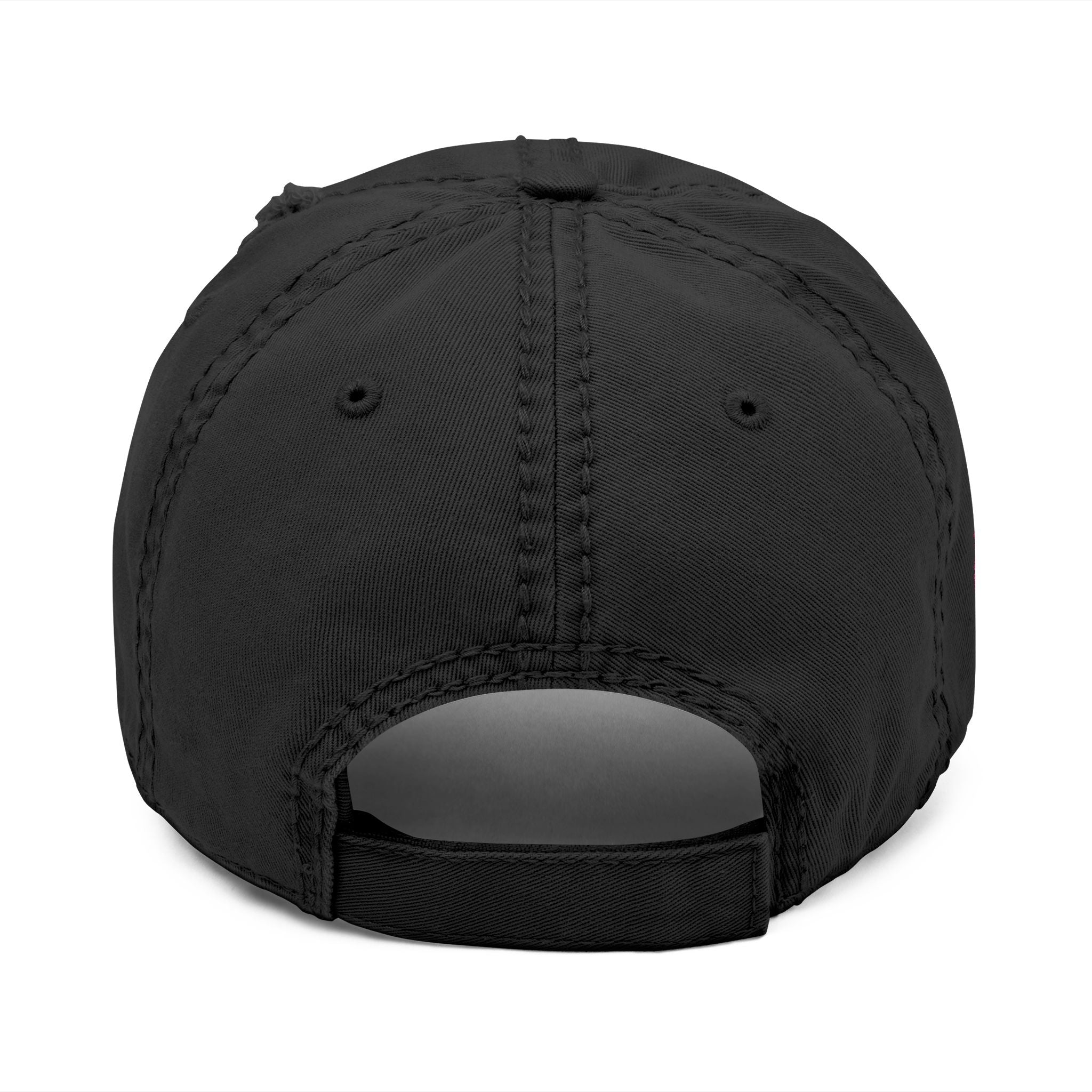Rich Girl Distressed Embroidery Cap